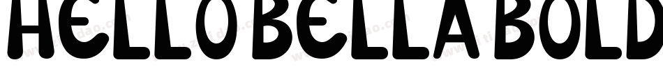 hello bella bold Bol字体转换
